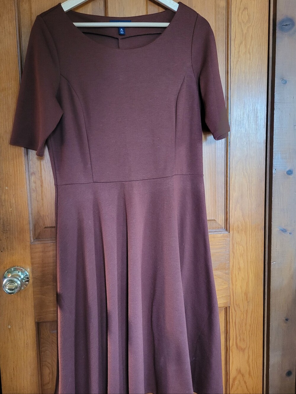 Lands End Burnt Orange Dress